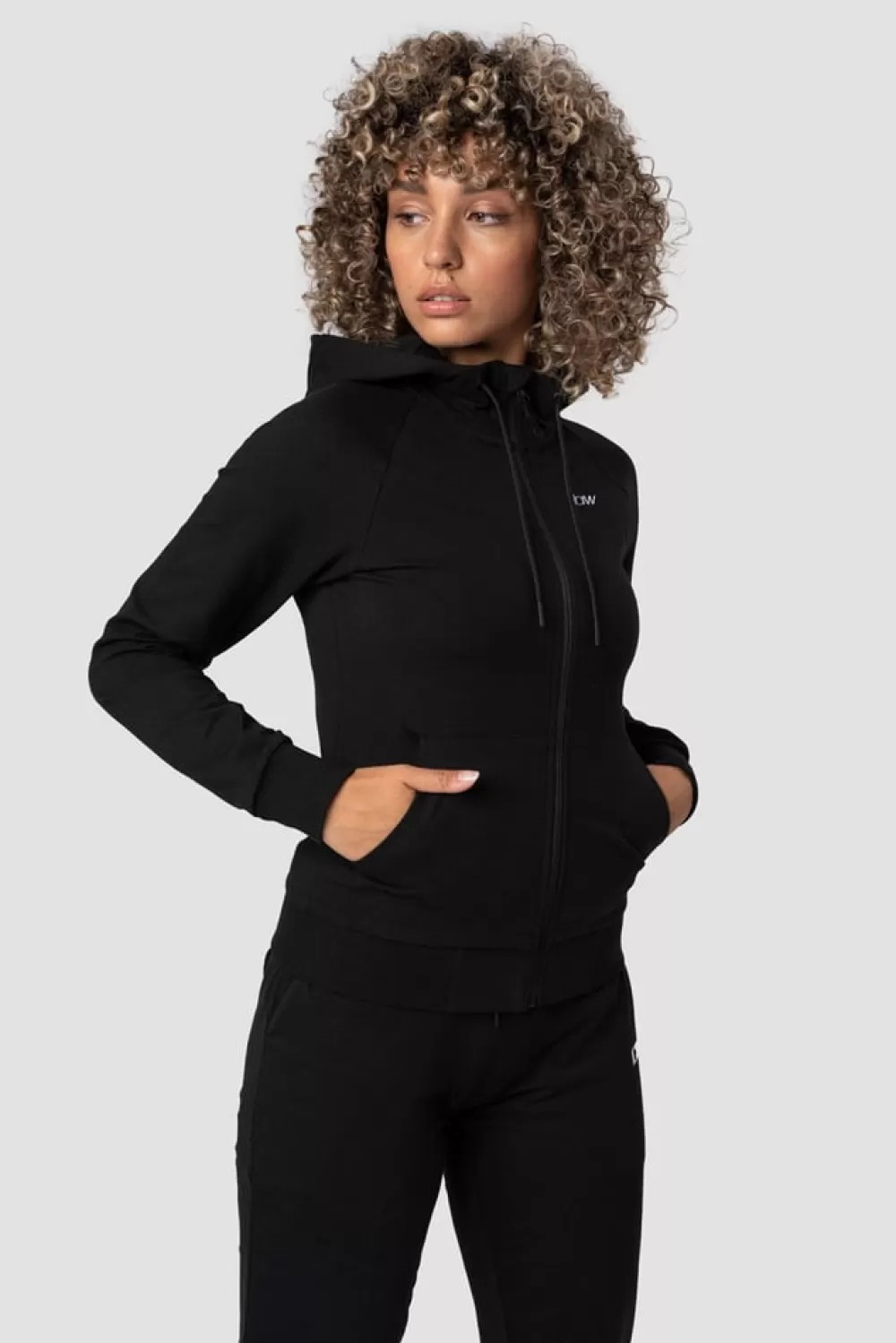 Women ICIW Activity Zip Hoodie Wmn Black