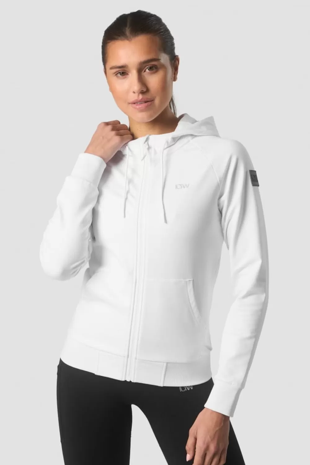 Women ICIW Activity Zip Hoodie Wmn White