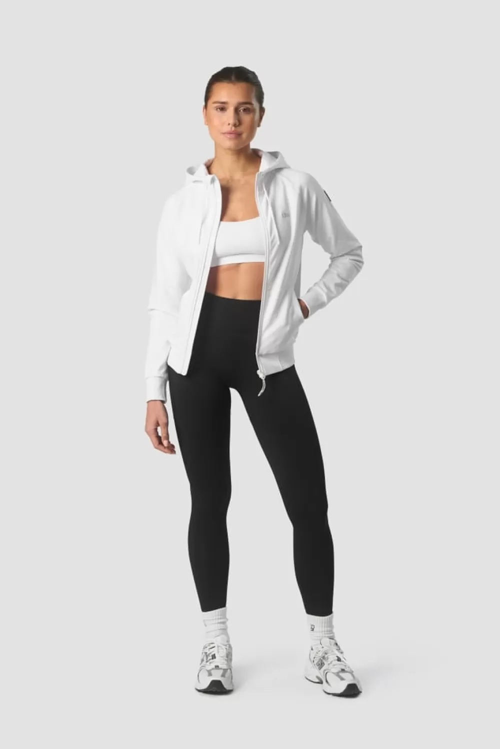 Women ICIW Activity Zip Hoodie Wmn White