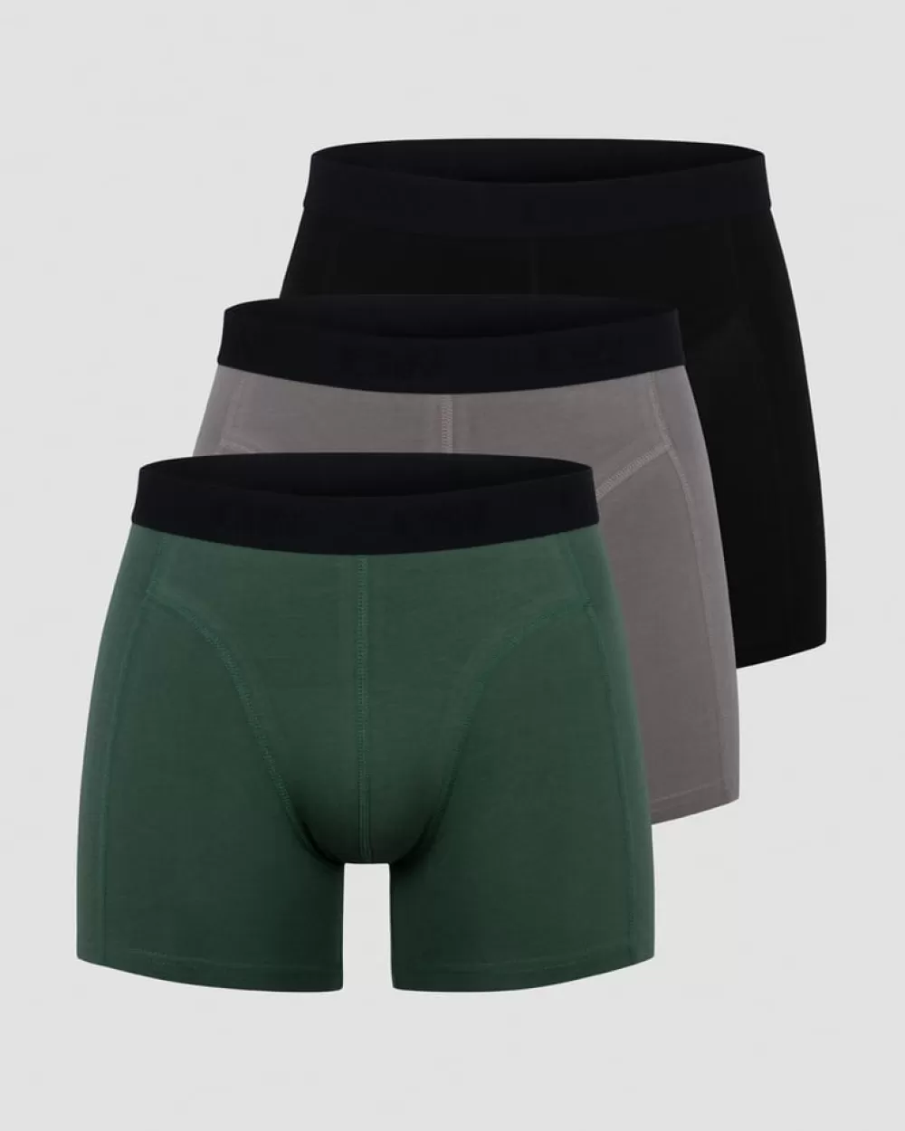 ICIW Boxer 3-pack Black/Grey/Moss