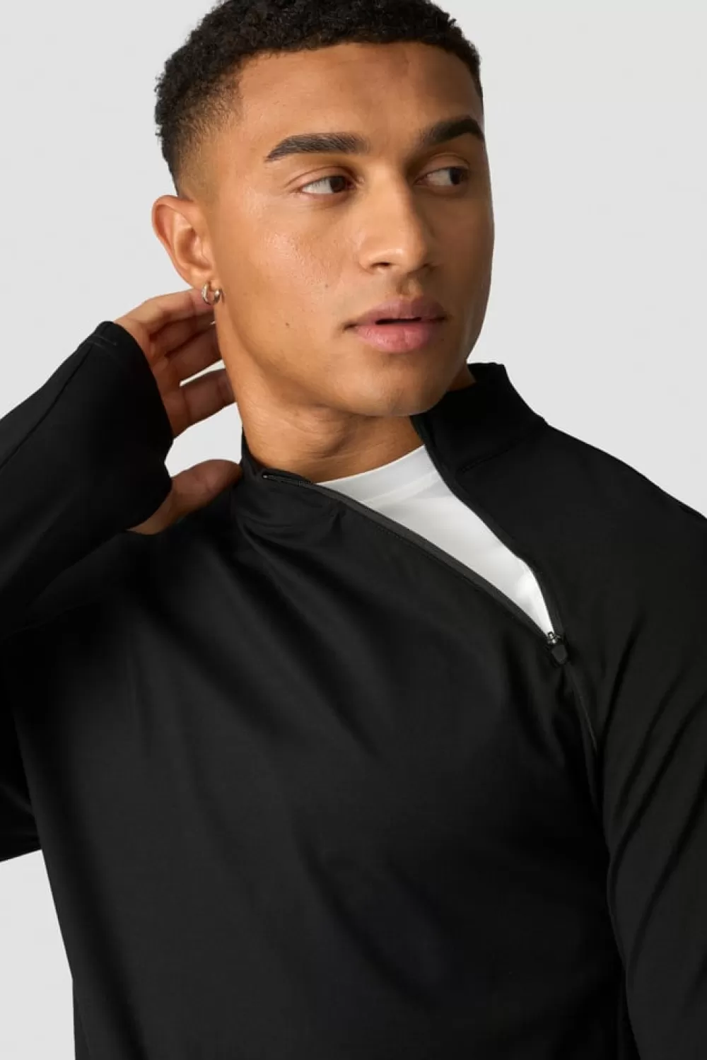 ICIW Charge Longsleeve 1/4 Zip Men Black