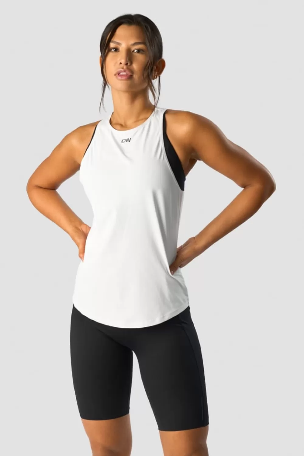 Women ICIW Charge Tank Top Wmn White