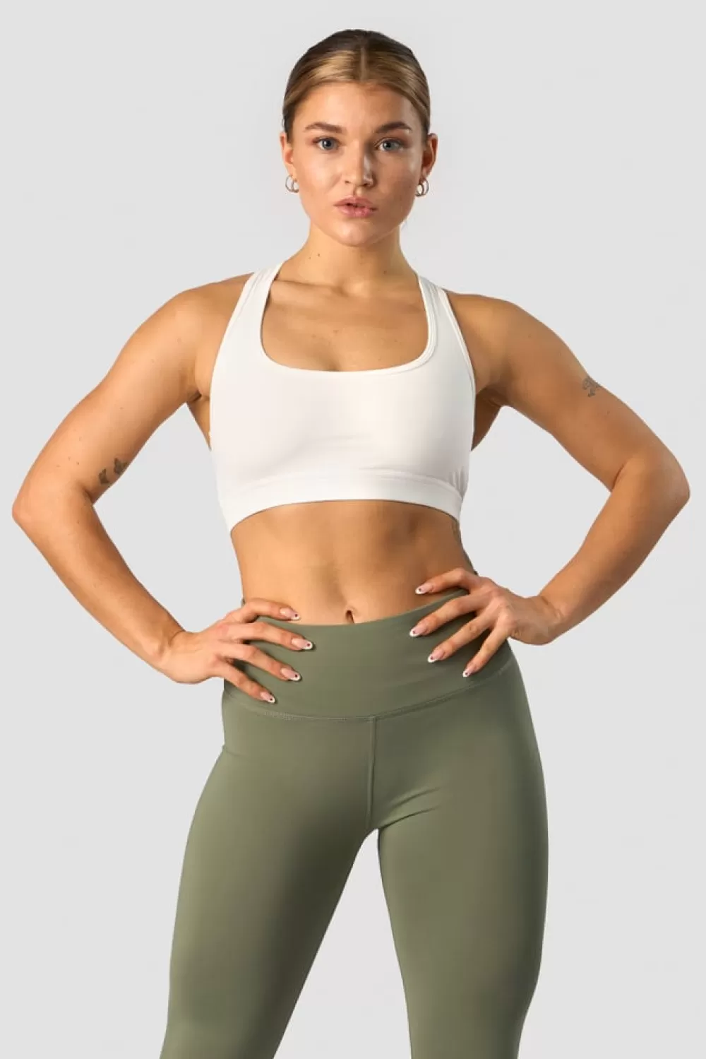 Women ICIW Classic Sports Bra White