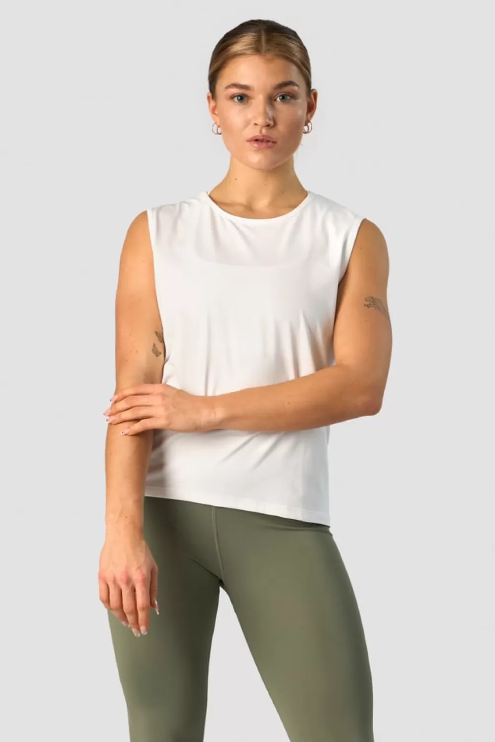 Women ICIW Classic Tank Top White