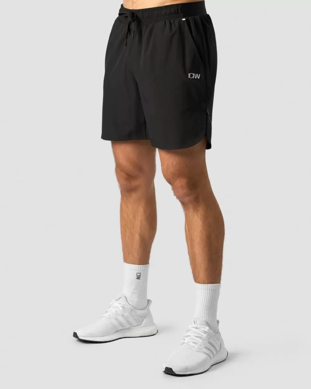 ICIW Competitor Shorts Black/White Men