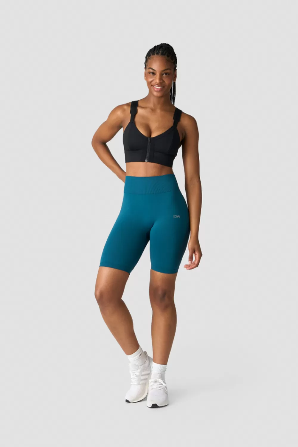 Women ICIW Define Seamless Biker Shorts Wmn Teal Blue