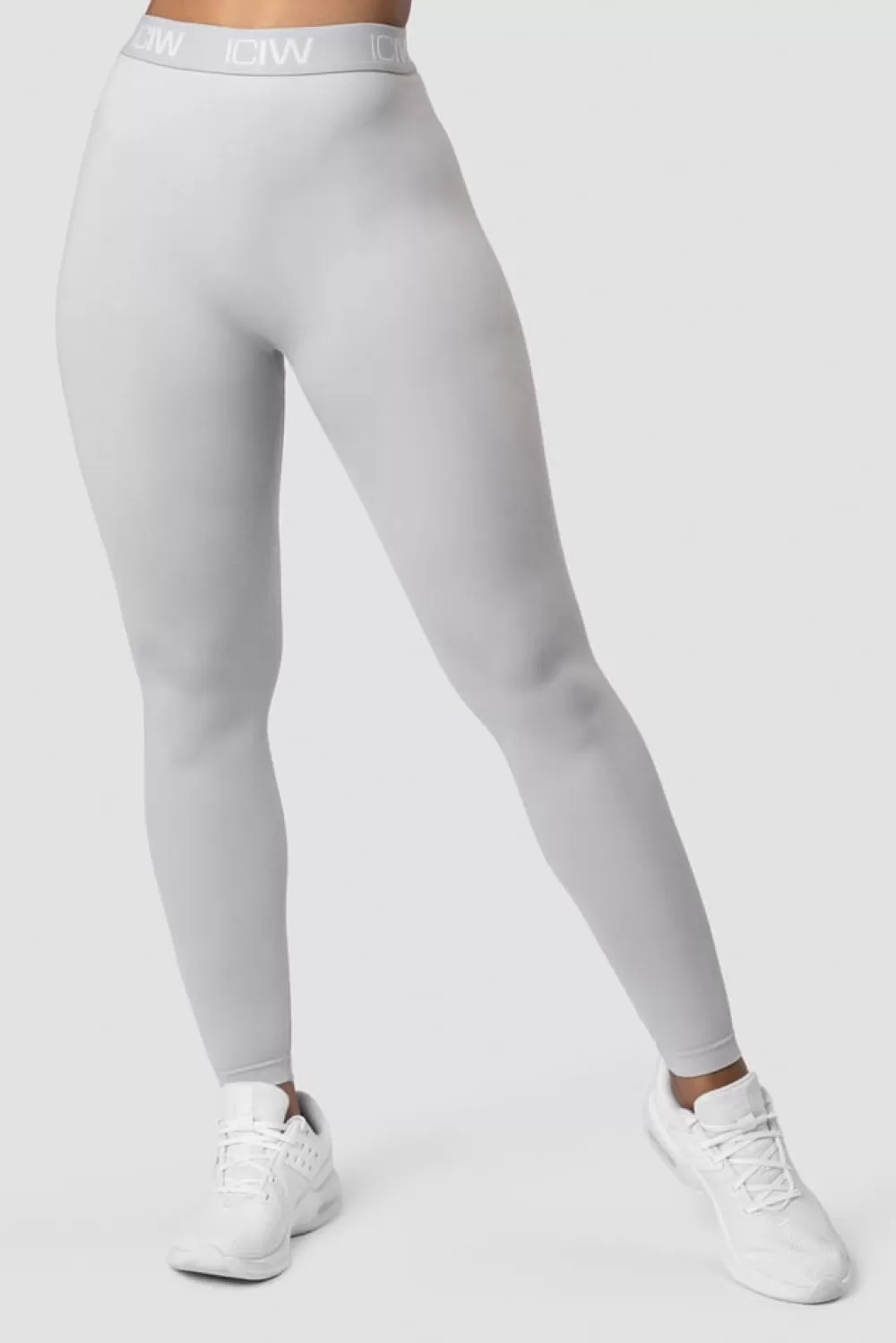 Women ICIW Define Seamless Logo Tights Wmn Light Grey