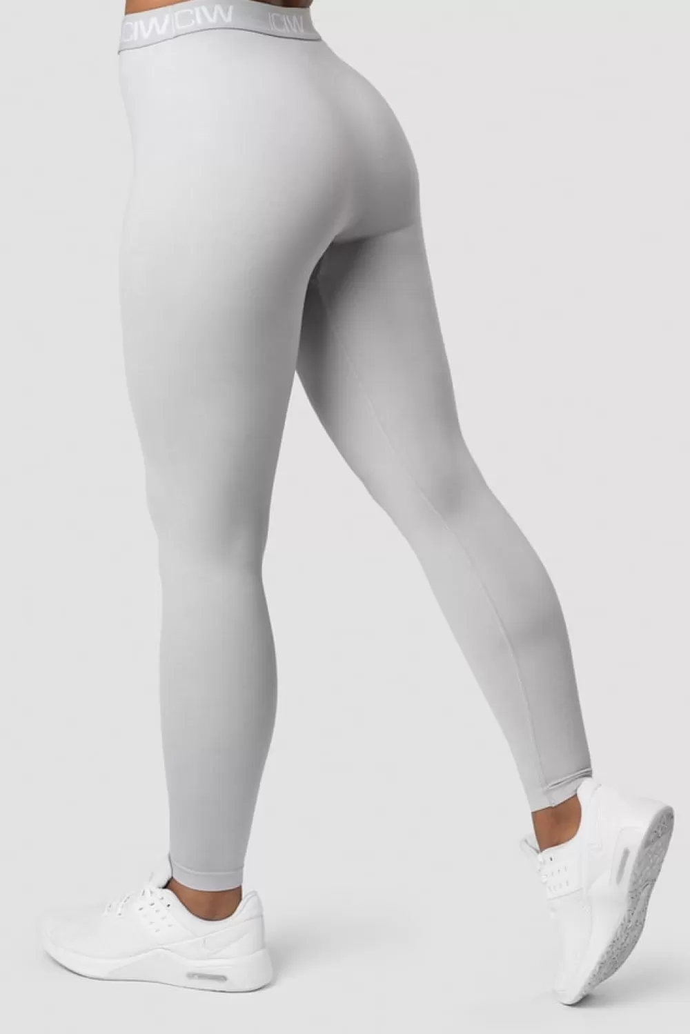 Women ICIW Define Seamless Logo Tights Wmn Light Grey