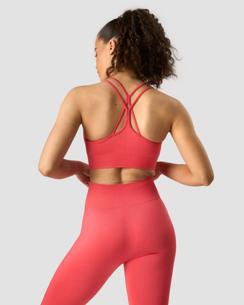 Women ICIW Define Seamless Sports Bra Coral