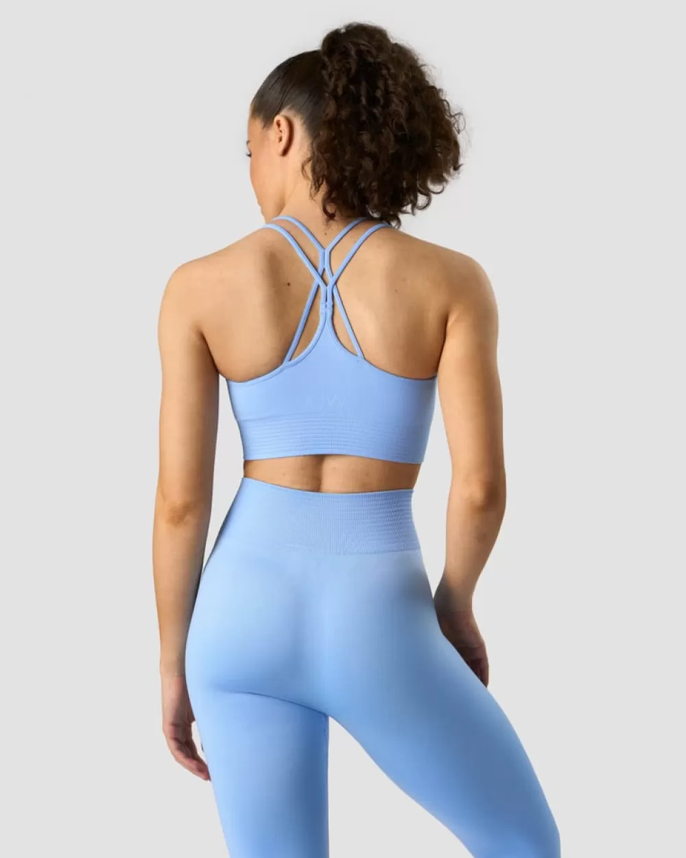 Women ICIW Define Seamless Sports Bra Daisy Blue