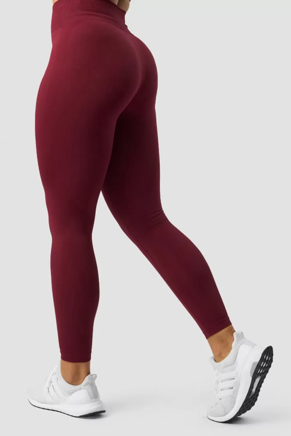 Women ICIW Define Seamless Tights Burgundy