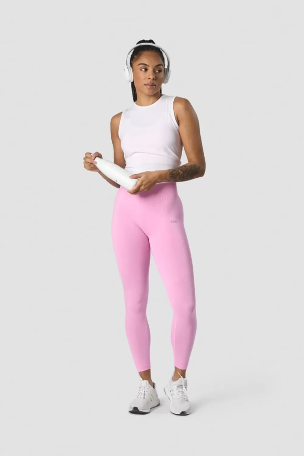 Women ICIW Define Seamless Tights Cool Pink