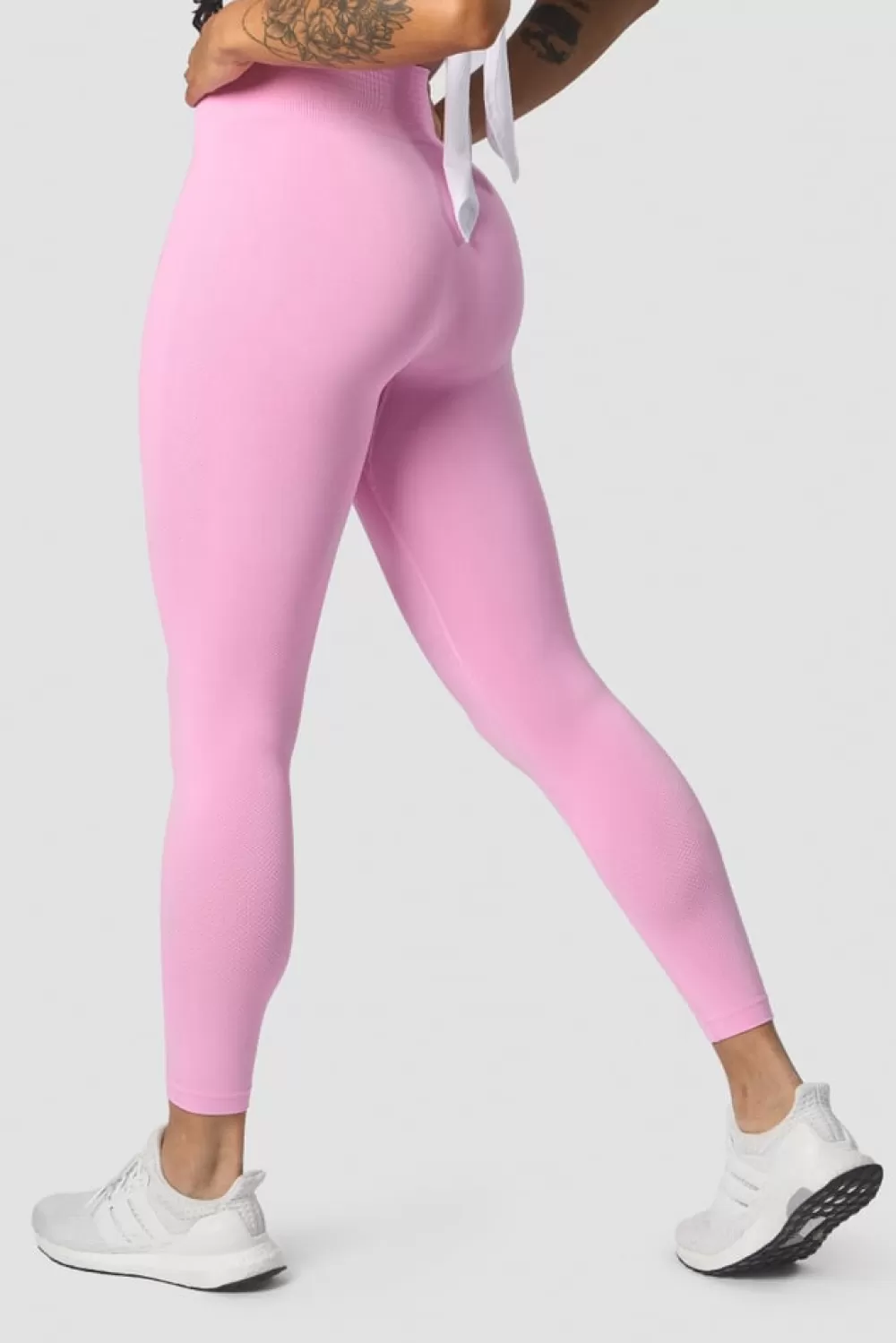 Women ICIW Define Seamless Tights Cool Pink