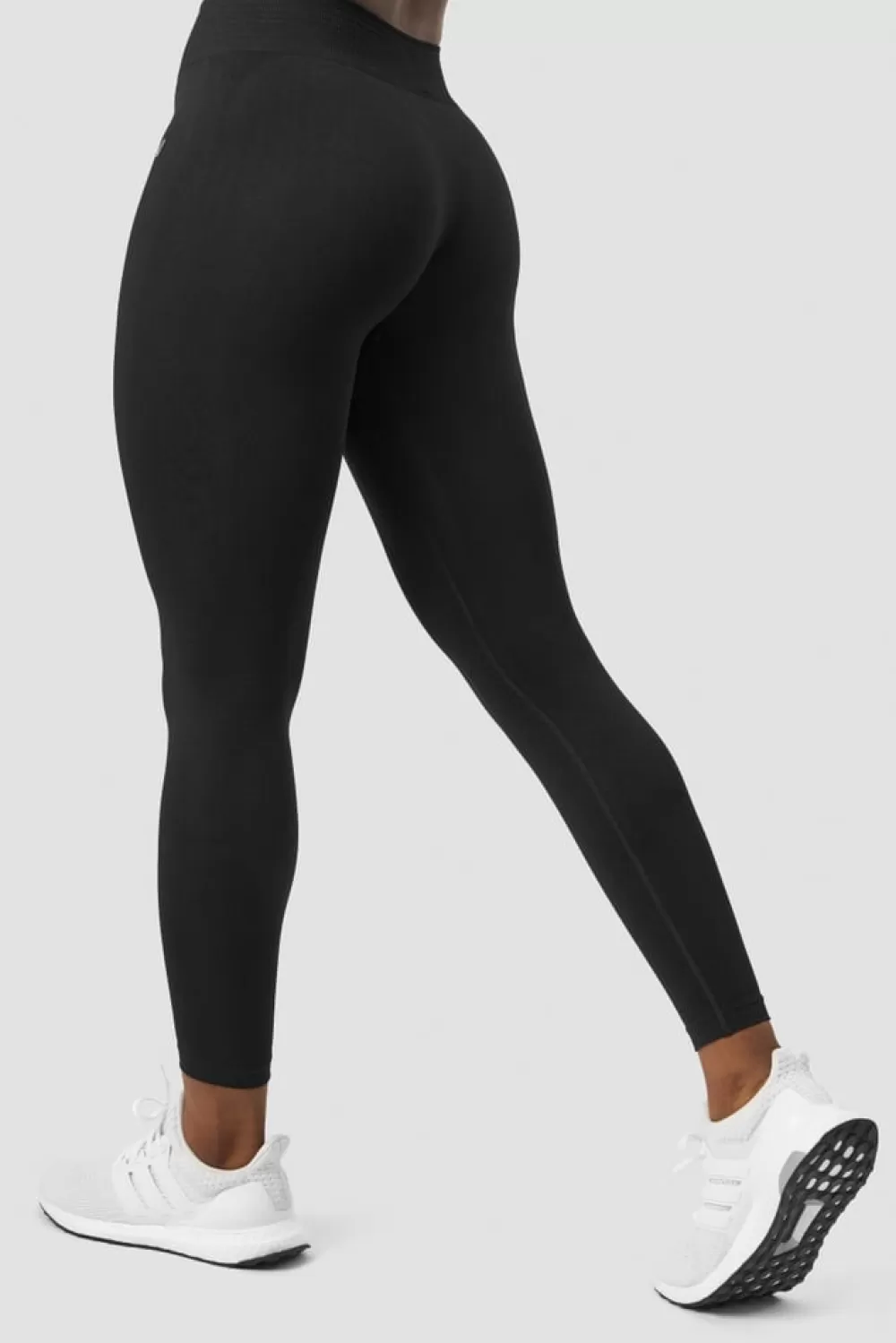 Women ICIW Define Seamless Tights Mid Waist Black