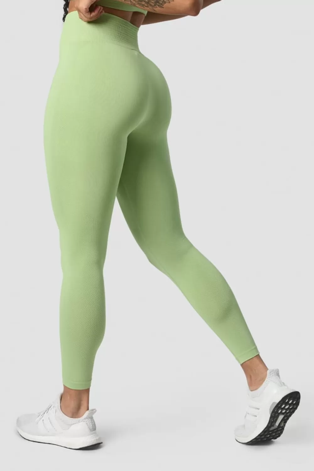 Women ICIW Define Seamless Tights Summer Green