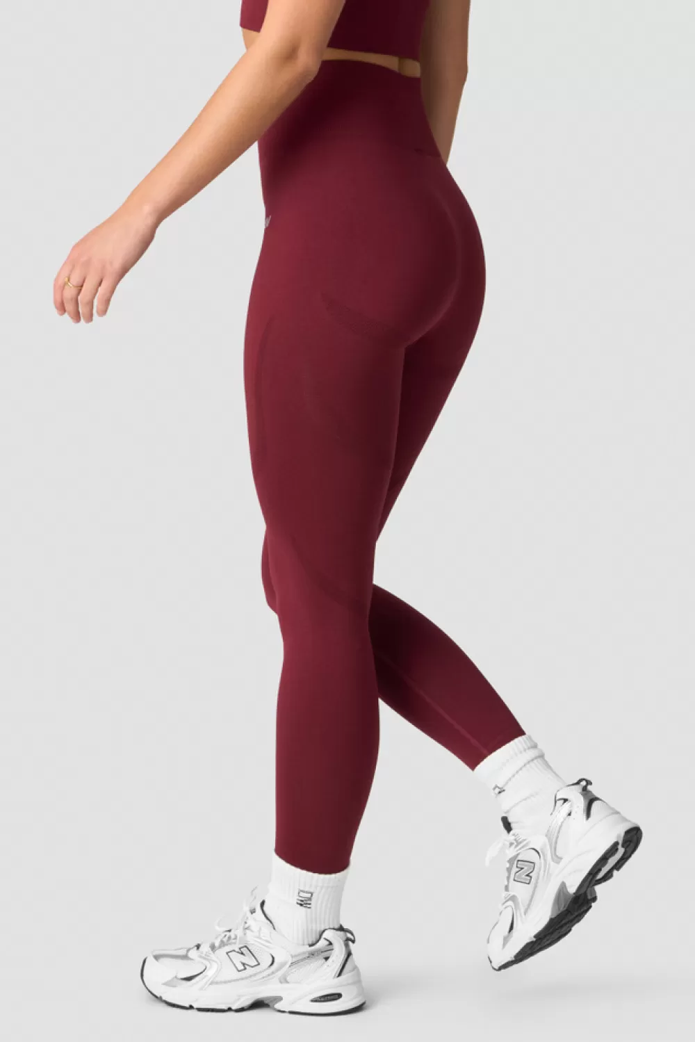 Women ICIW Divine Seamless Tights Wmn Burgundy