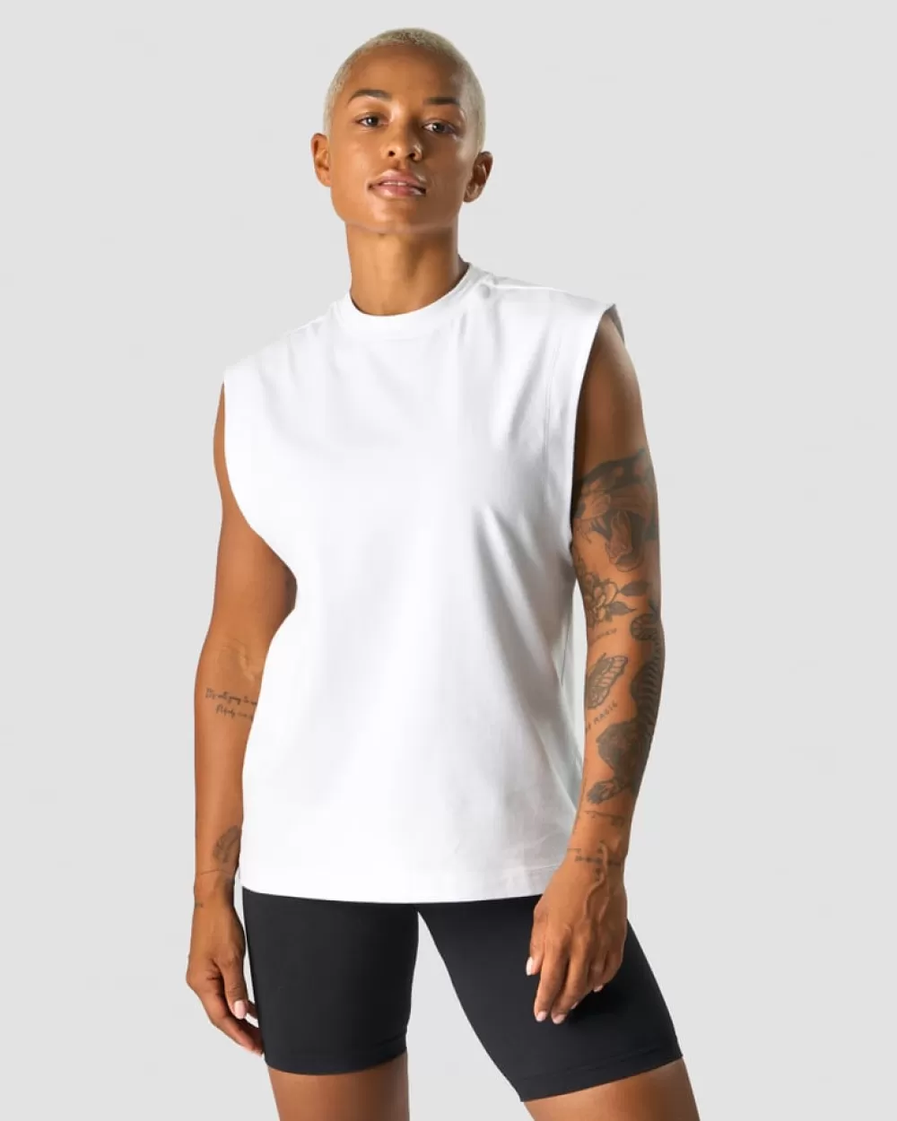 Women ICIW Everyday Cotton Tank Top White