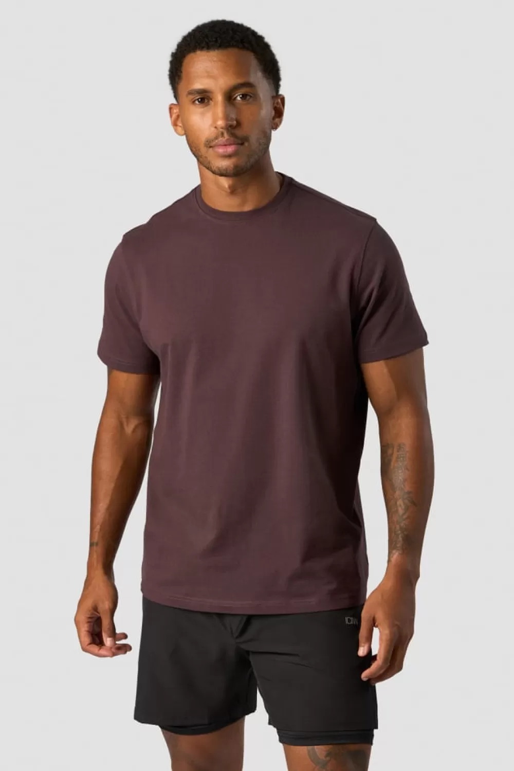 Women ICIW Everyday Cotton T-shirt Men Burgundy