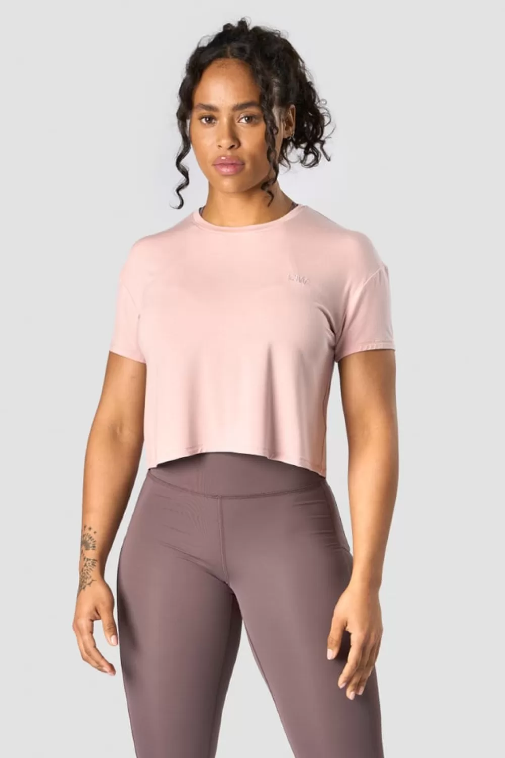 Women ICIW Everyday Cropped T-Shirt Light Mauve