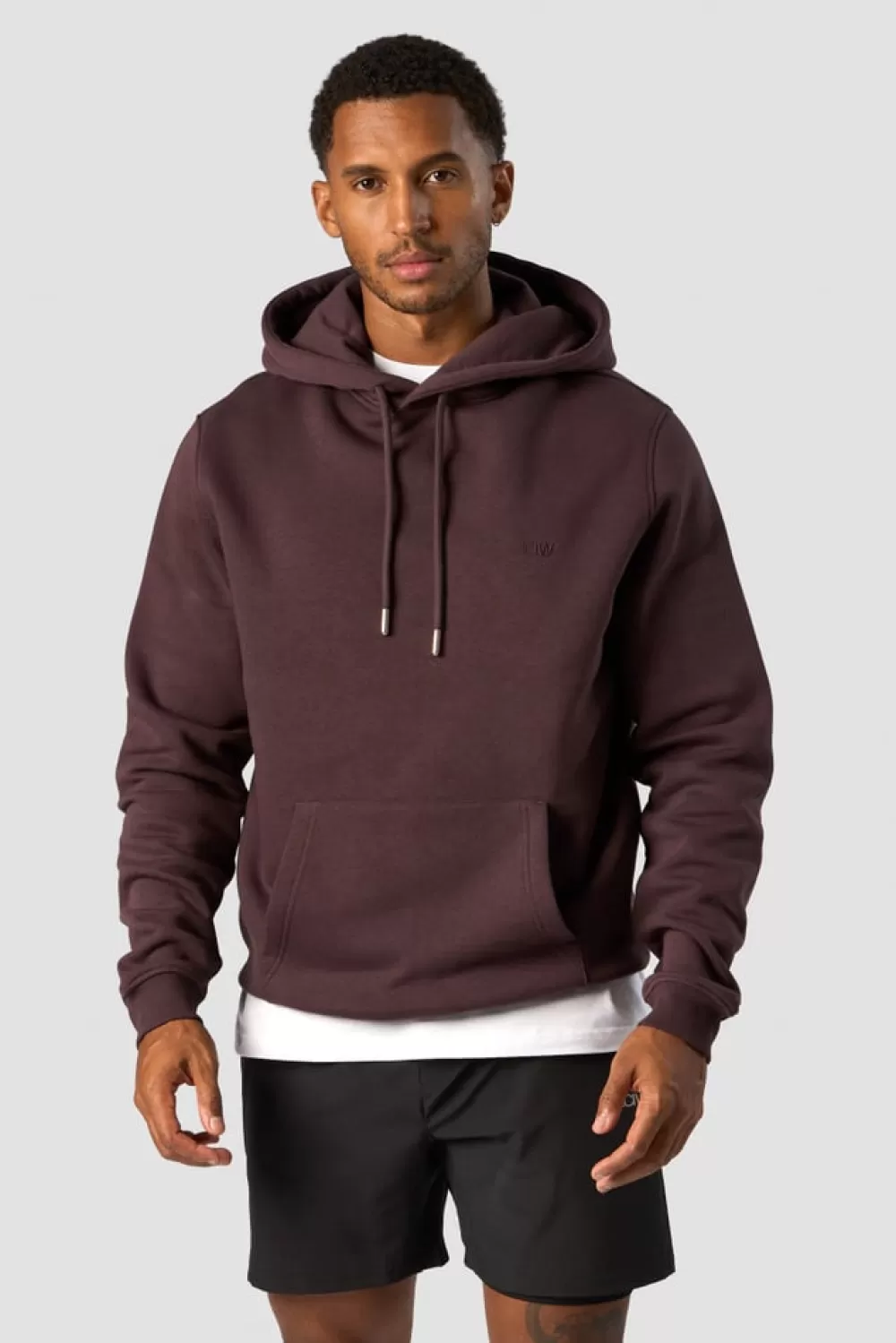 Women ICIW Everyday Hoodie Side Logo Men Burgundy