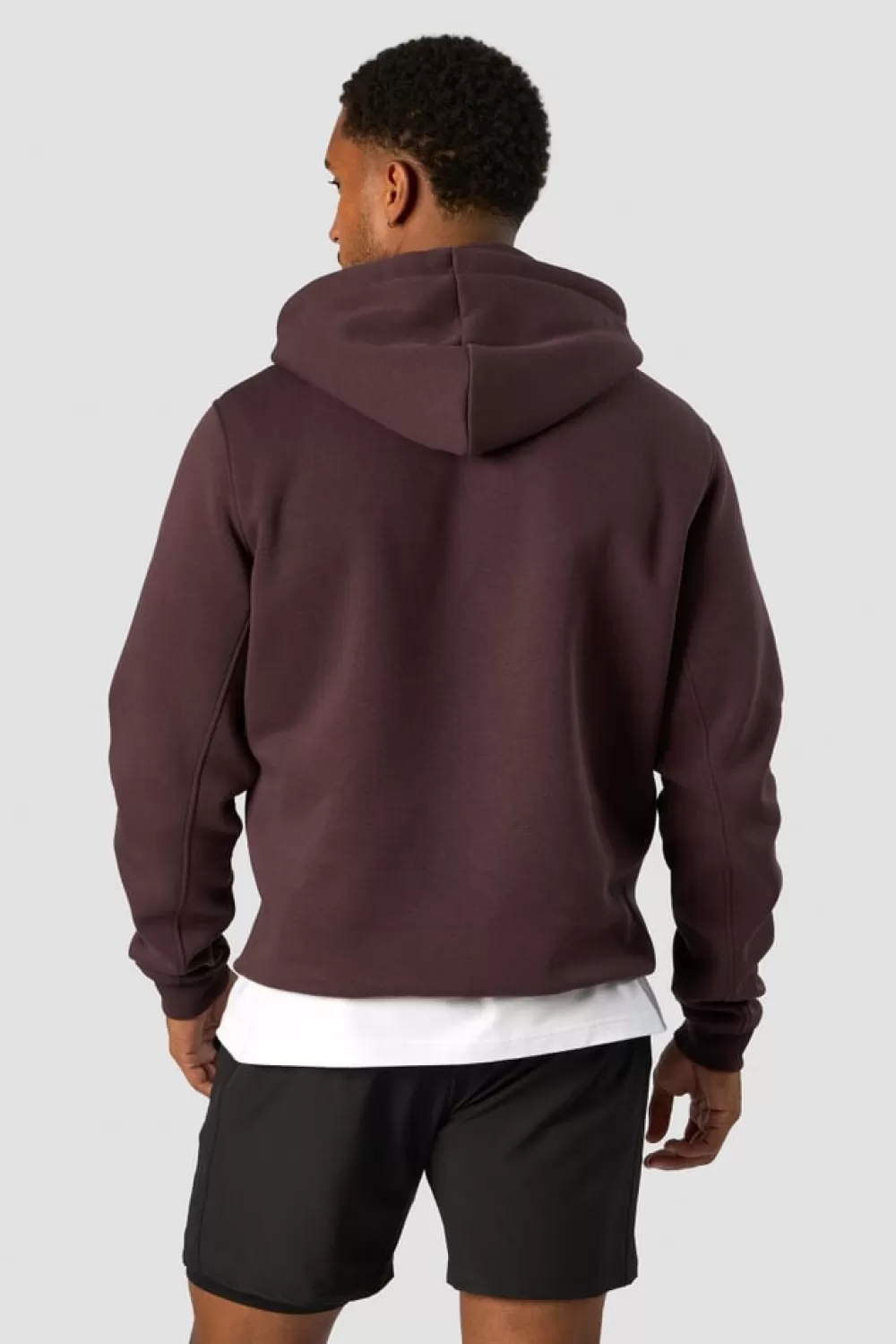 Women ICIW Everyday Hoodie Side Logo Men Burgundy