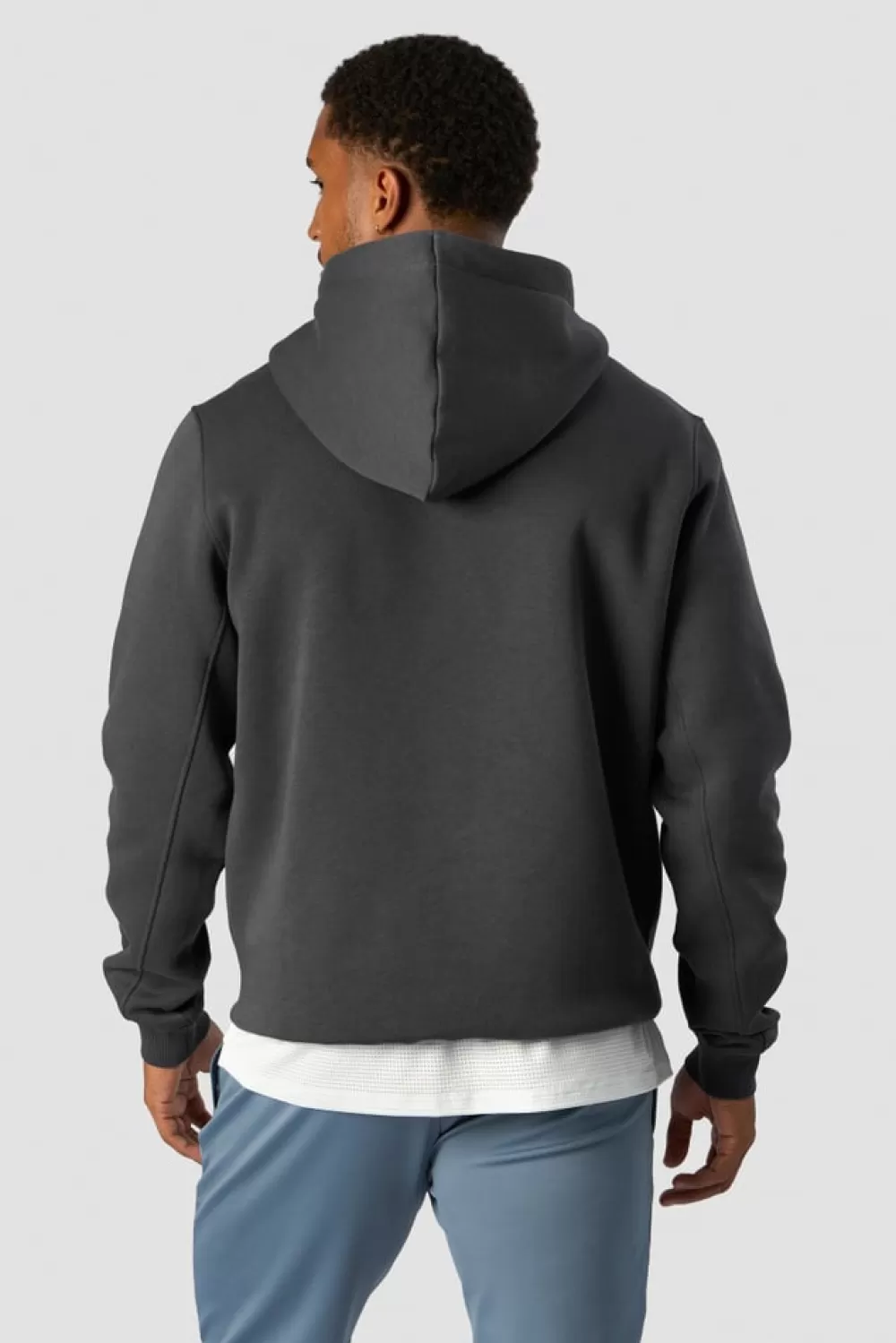 Women ICIW Everyday Hoodie Side Logo Men Dark Grey