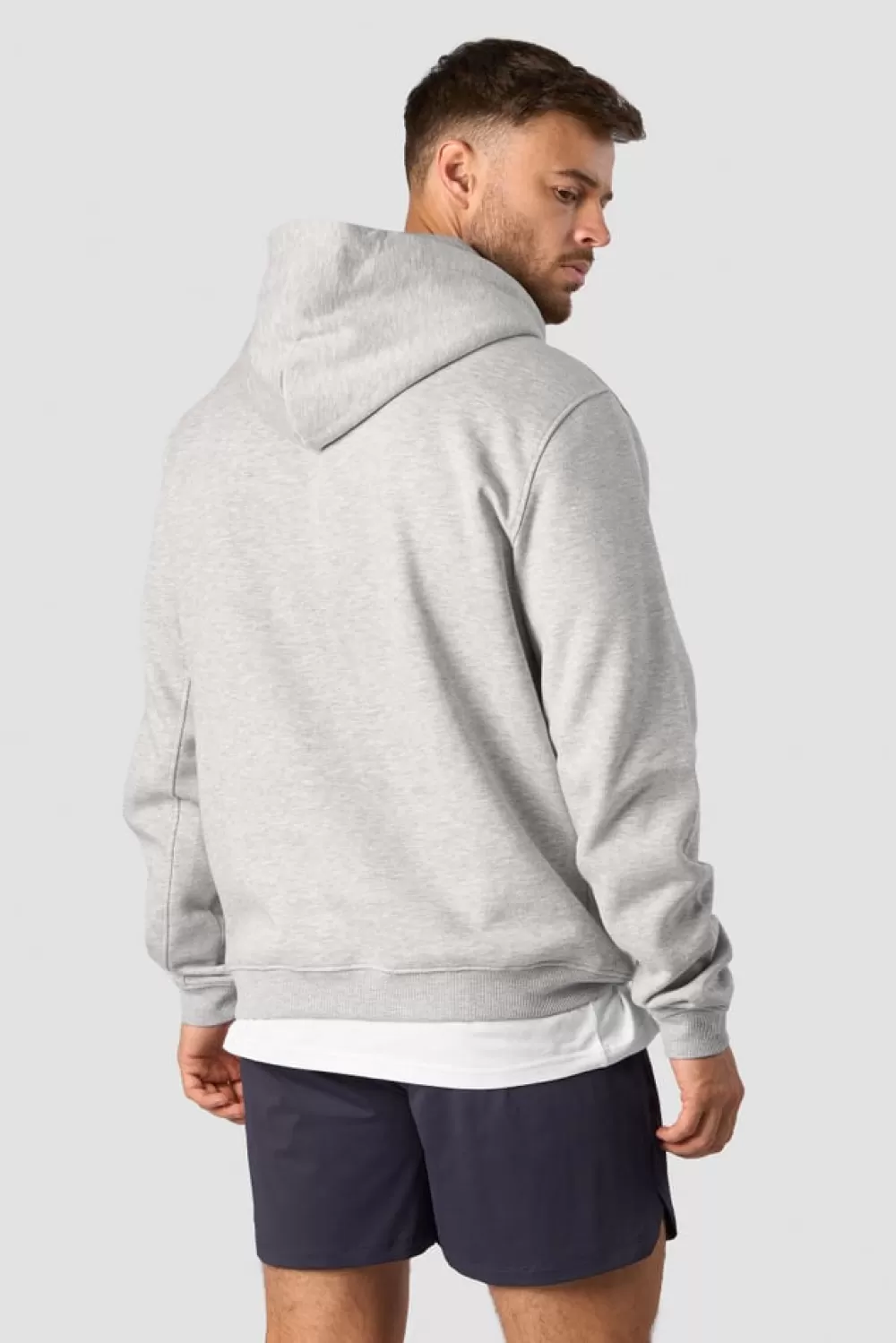 Women ICIW Everyday Hoodie Side Logo Men Light Grey Melange