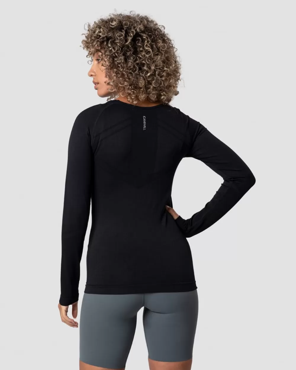 Women ICIW Everyday Seamless LS Black