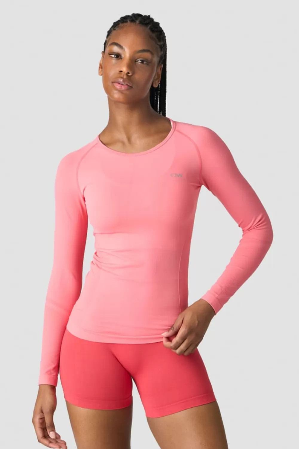 Women ICIW Everyday Seamless LS Rose