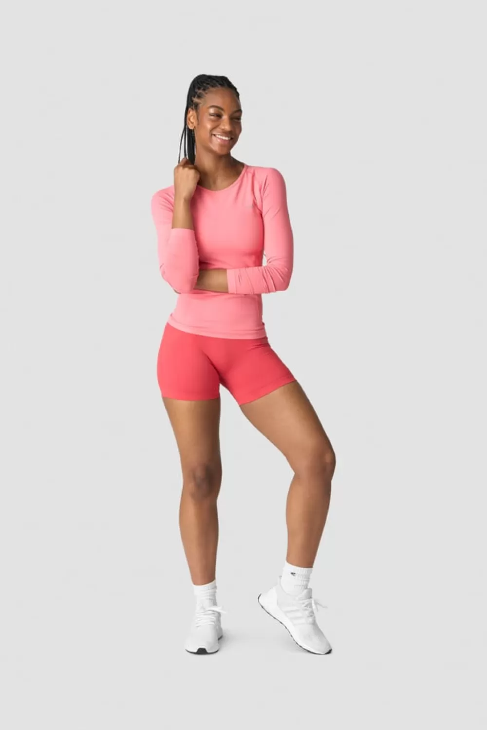 Women ICIW Everyday Seamless LS Rose