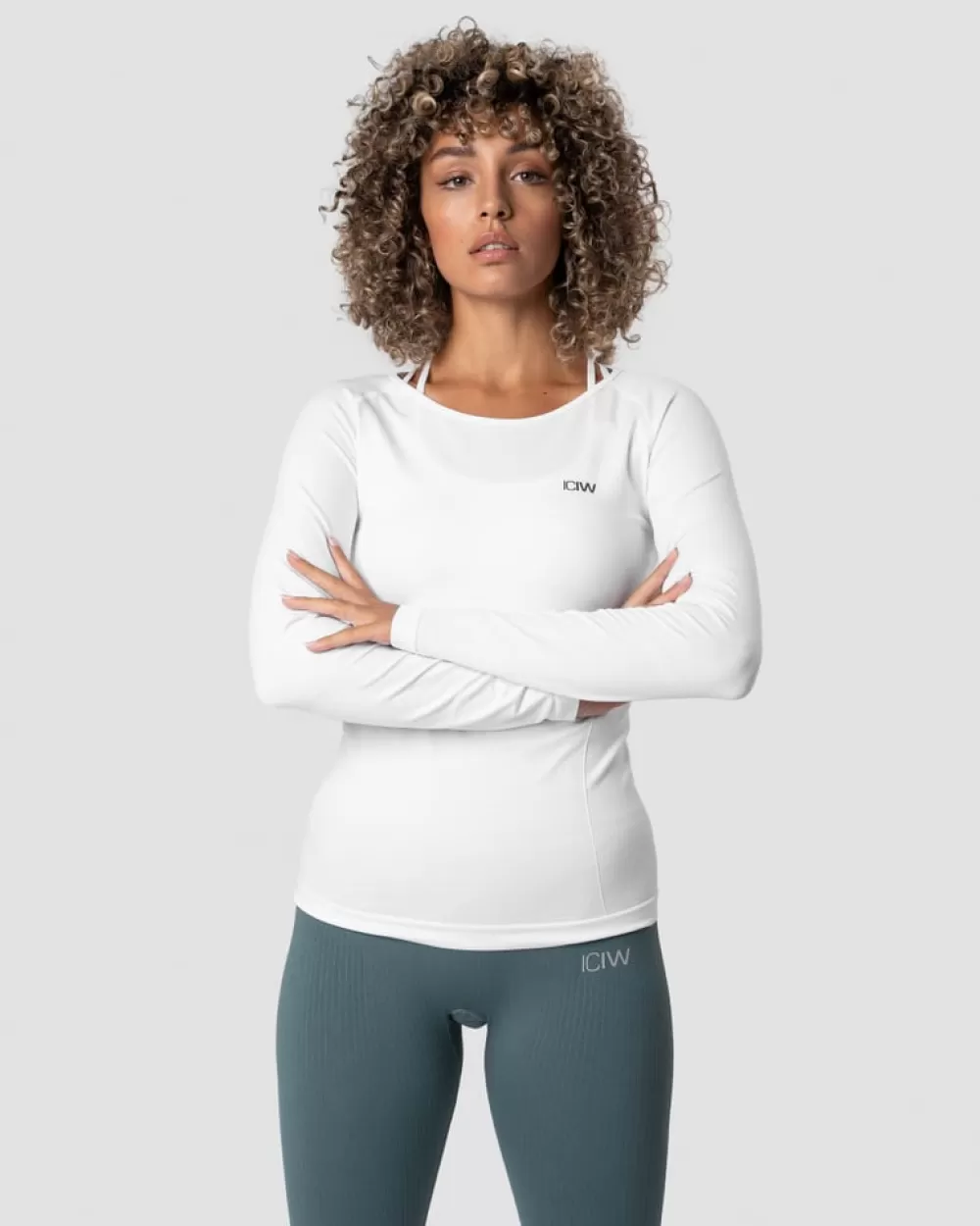 Women ICIW Everyday Seamless LS White