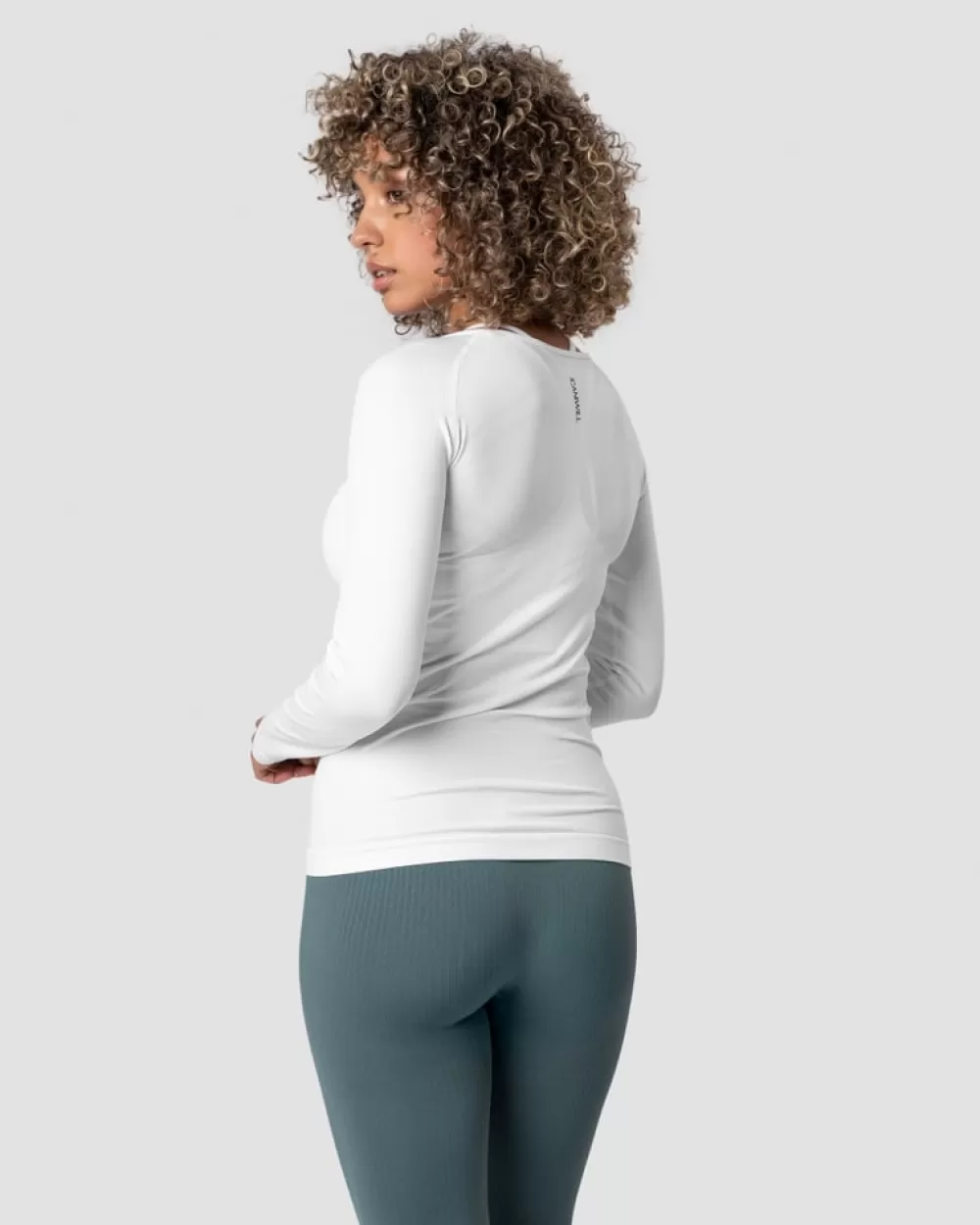 Women ICIW Everyday Seamless LS White