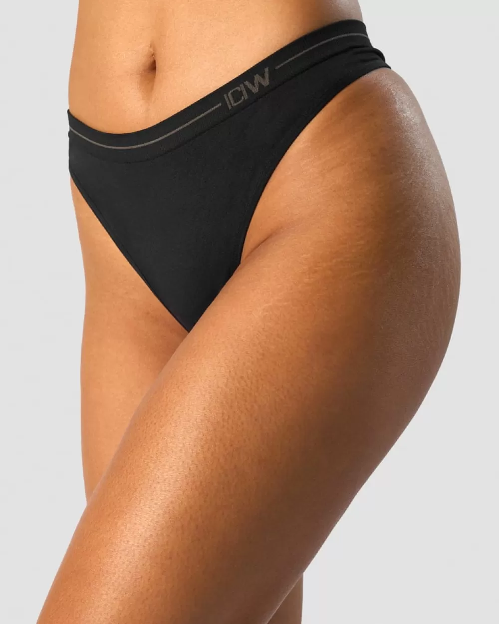 Women ICIW Everyday Seamless Thong 2-pack Black