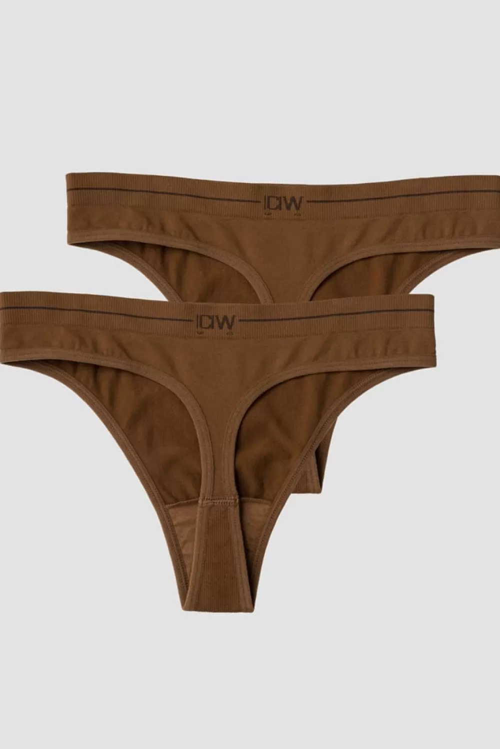 Women ICIW Everyday Seamless Thong 2-pack Cinnamon