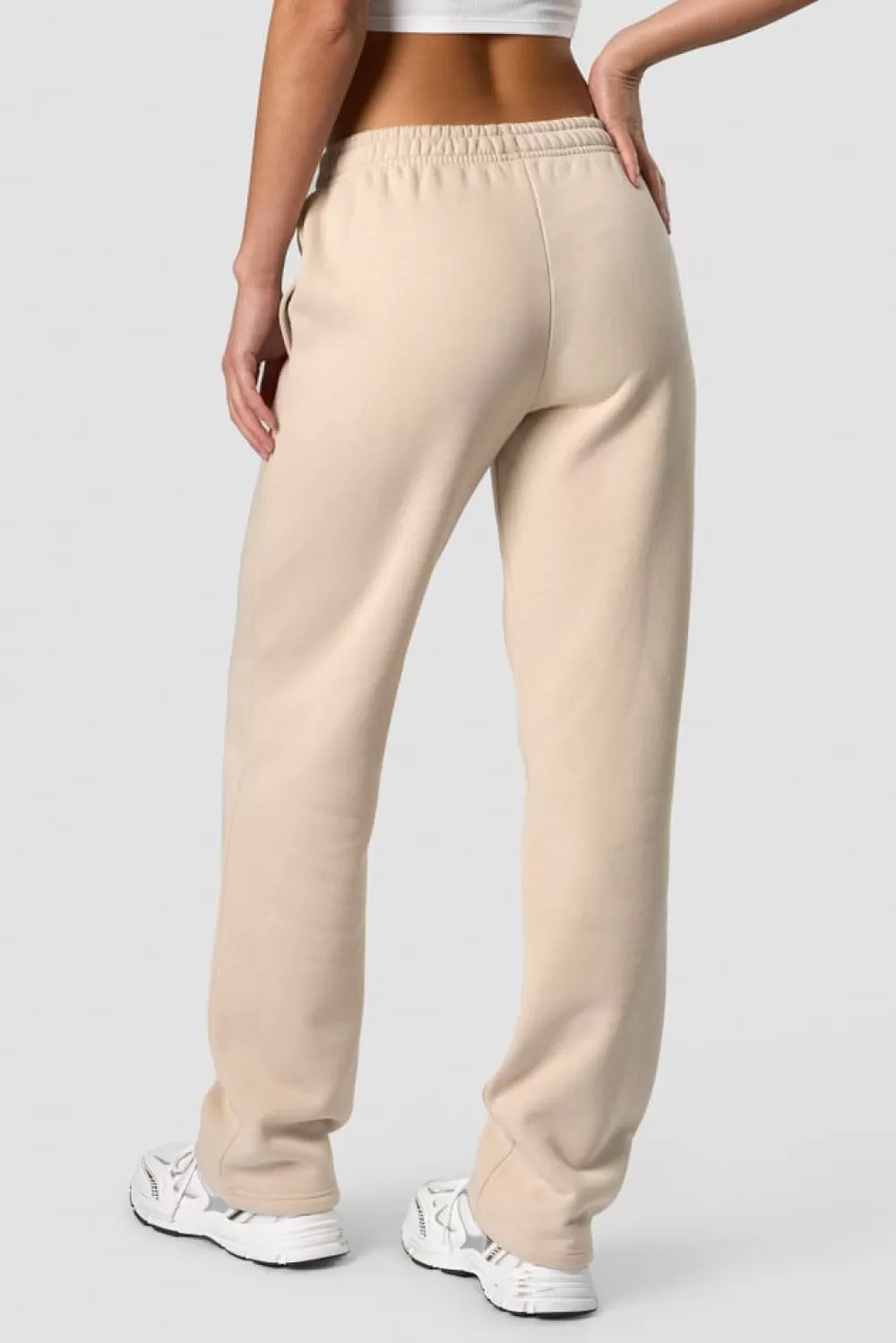 Women ICIW Everyday Straight Leg Sweatpants Beige