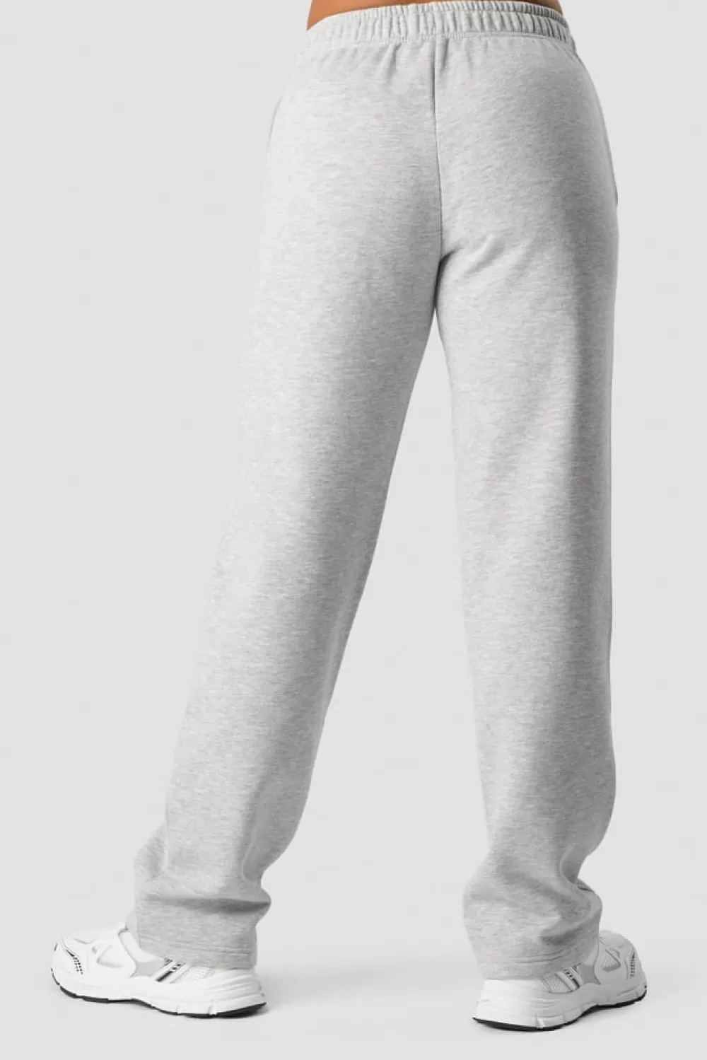 Women ICIW Everyday Straight Leg Sweatpants Light Grey Melange