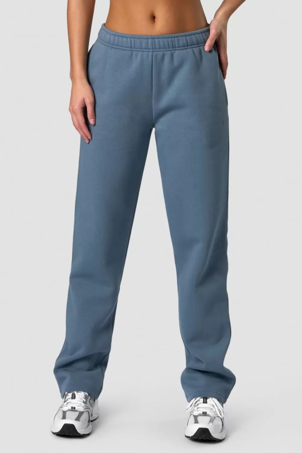 Women ICIW Everyday Straight Leg Sweatpants Steel Blue