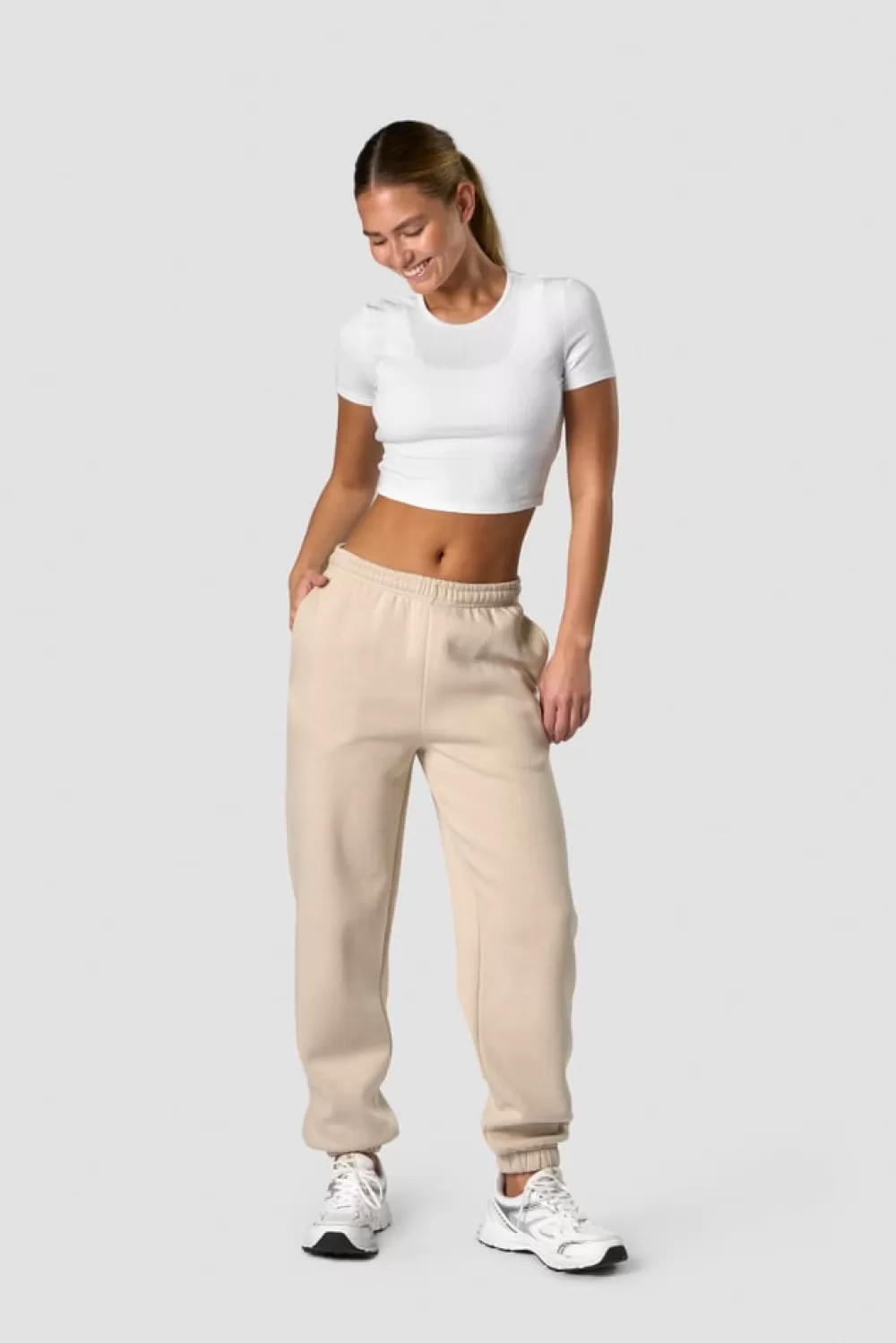 Women ICIW Everyday Sweatpants Wmn Beige