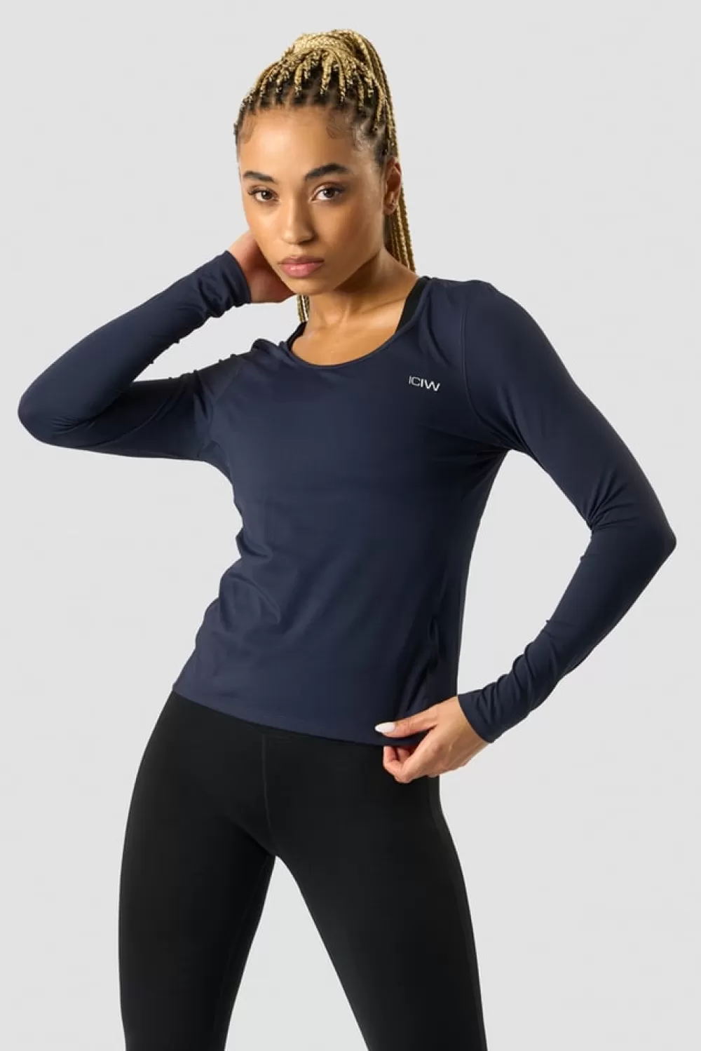 Women ICIW Everyday Tech Long Sleeve Navy