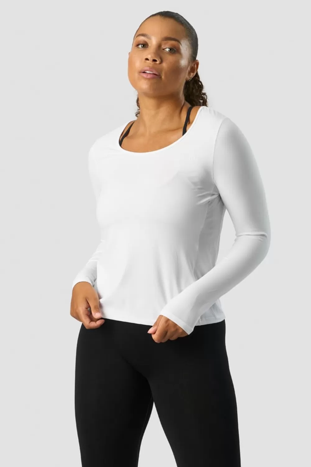 Women ICIW Everyday Tech Long Sleeve White