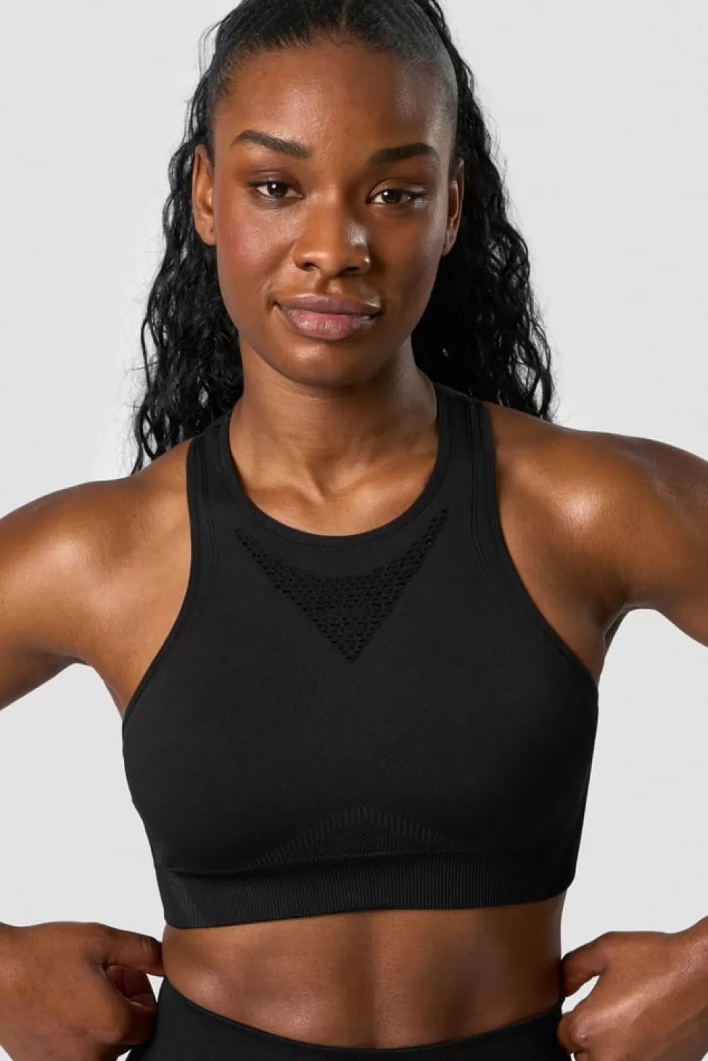 Women ICIW Impact Seamless Sports Bra Black