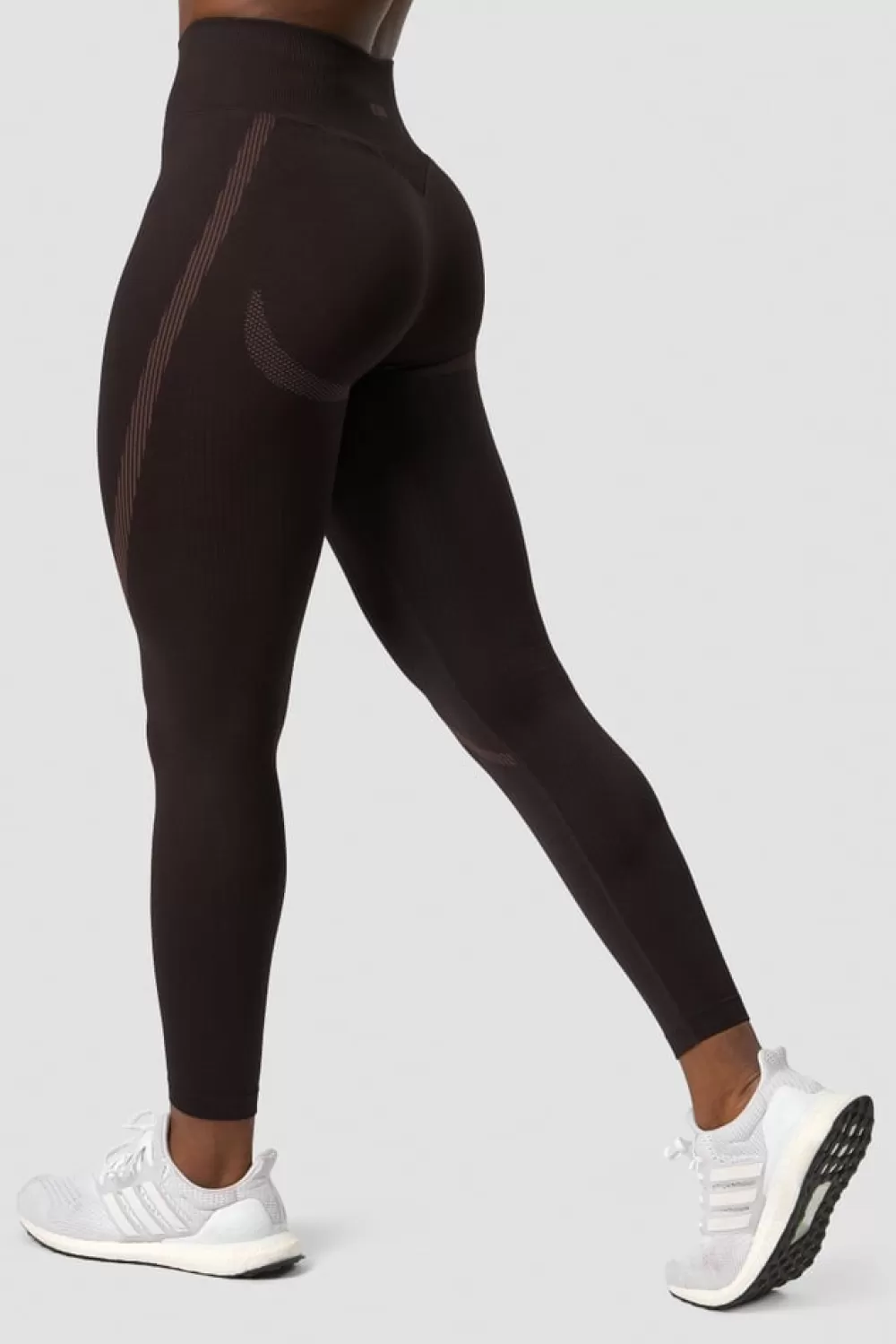 Women ICIW Impact Seamless V-shape Tights Dark Brown