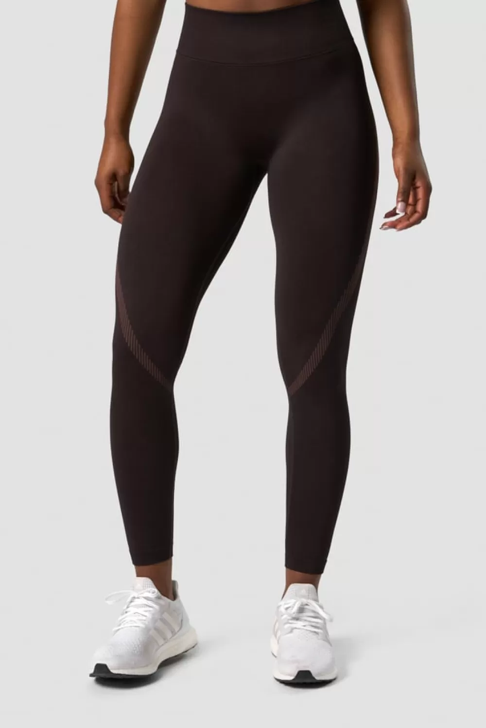 Women ICIW Impact Seamless V-shape Tights Dark Brown