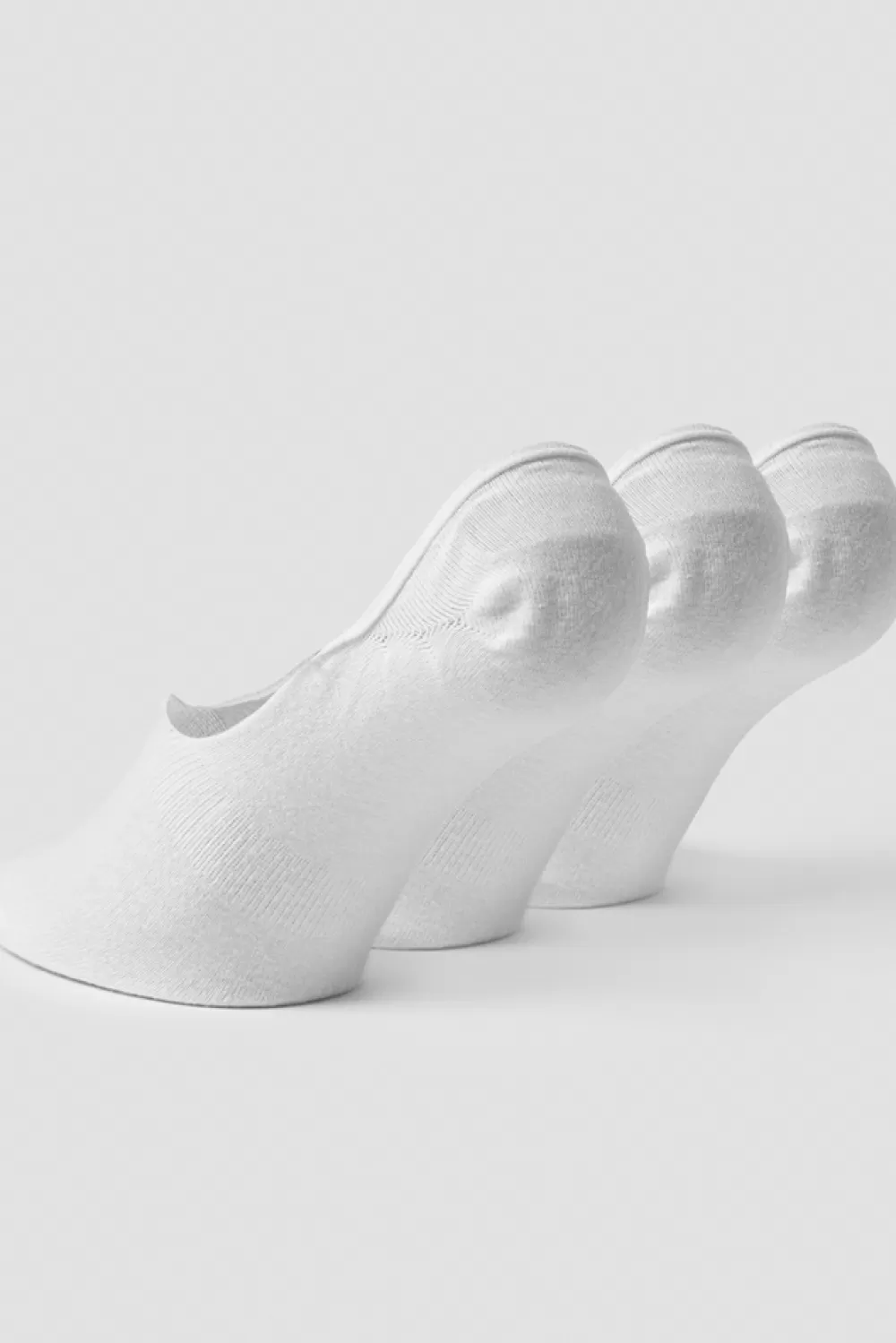 Women ICIW Invisible Socks 3-pack White