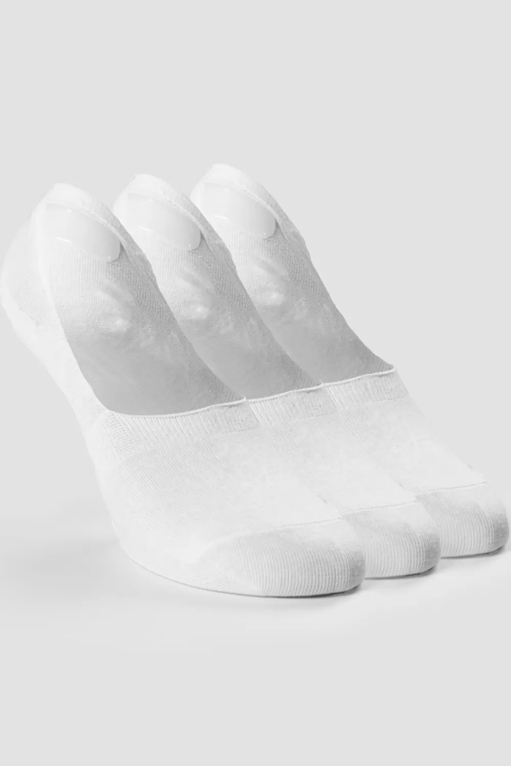 Women ICIW Invisible Socks 3-pack White