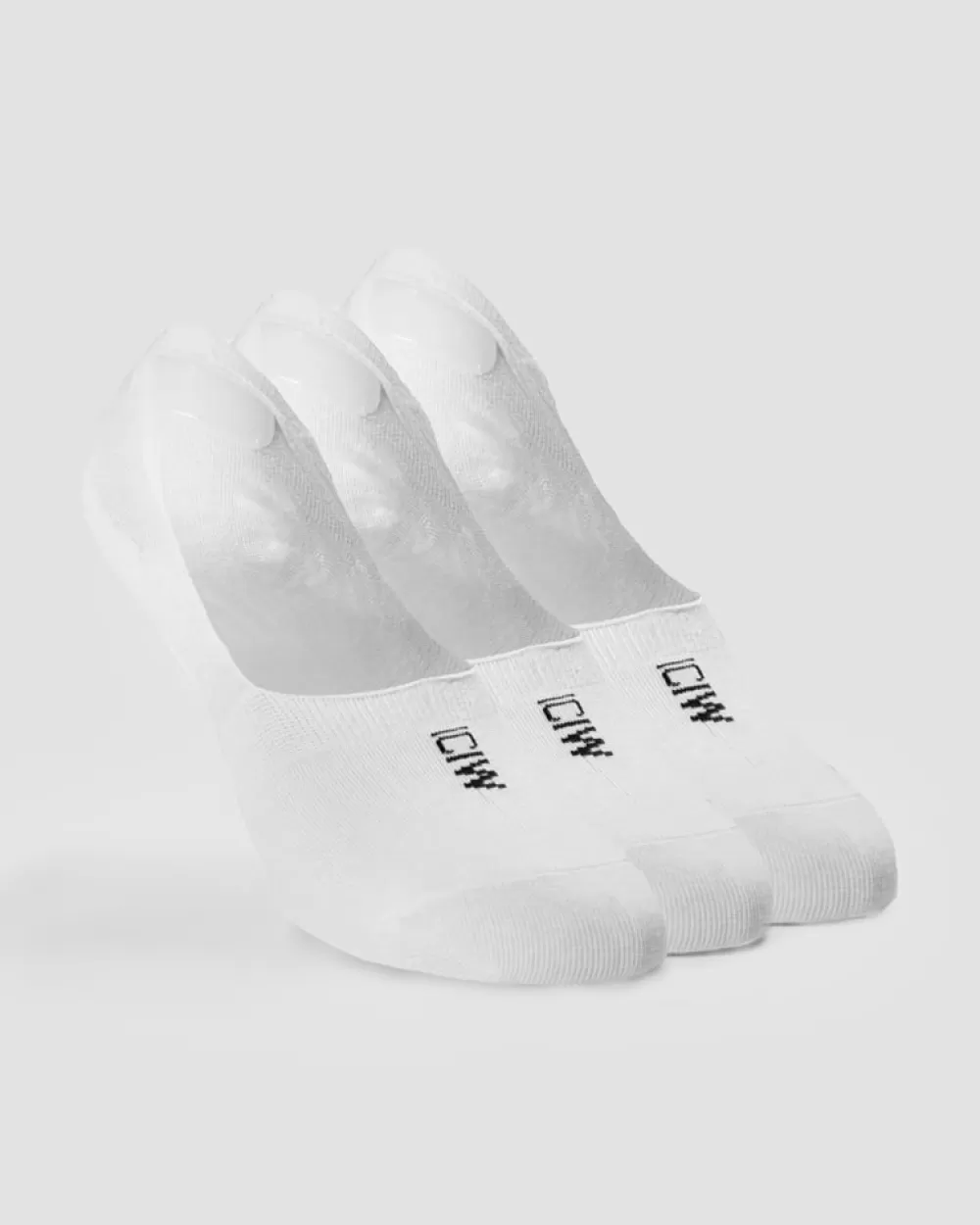 Women ICIW Invisible Socks 3-pack White