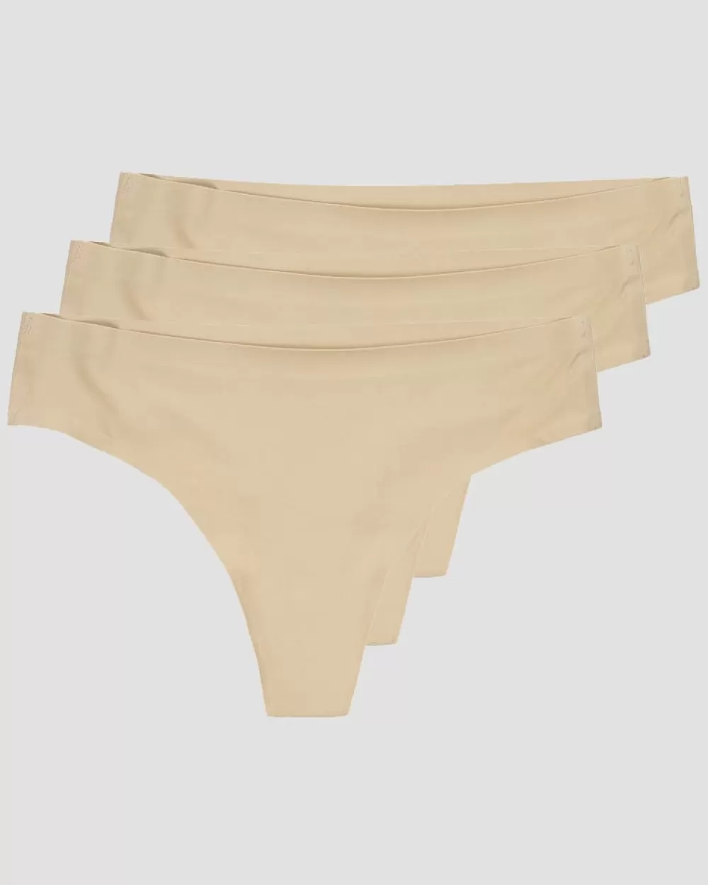 Women ICIW Invisible Thong 3-pack Beige