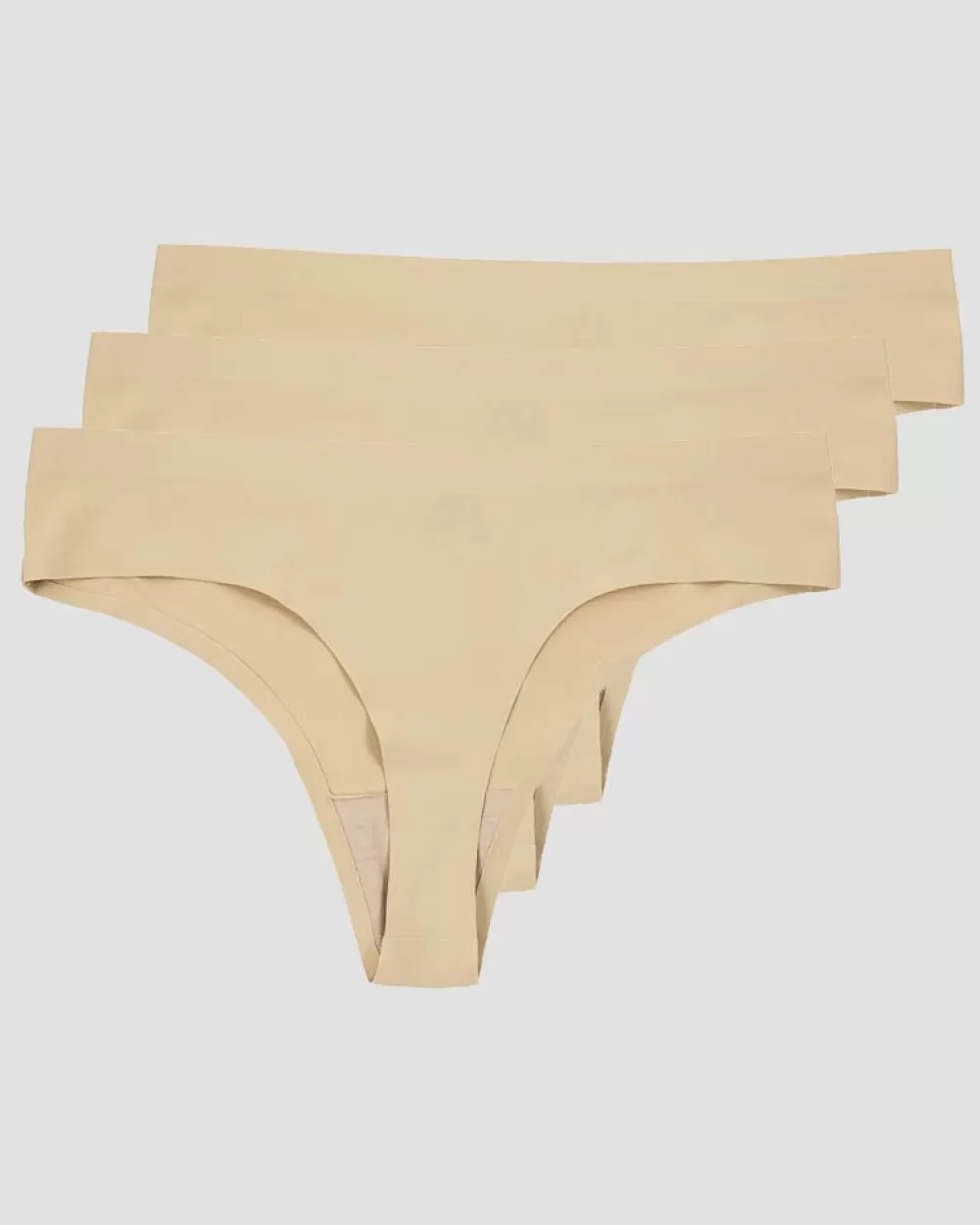 Women ICIW Invisible Thong 3-pack Beige