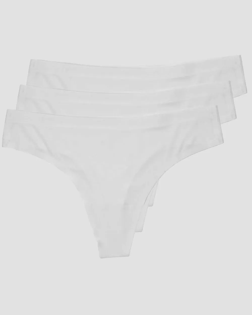 Women ICIW Invisible Thong 3-pack White