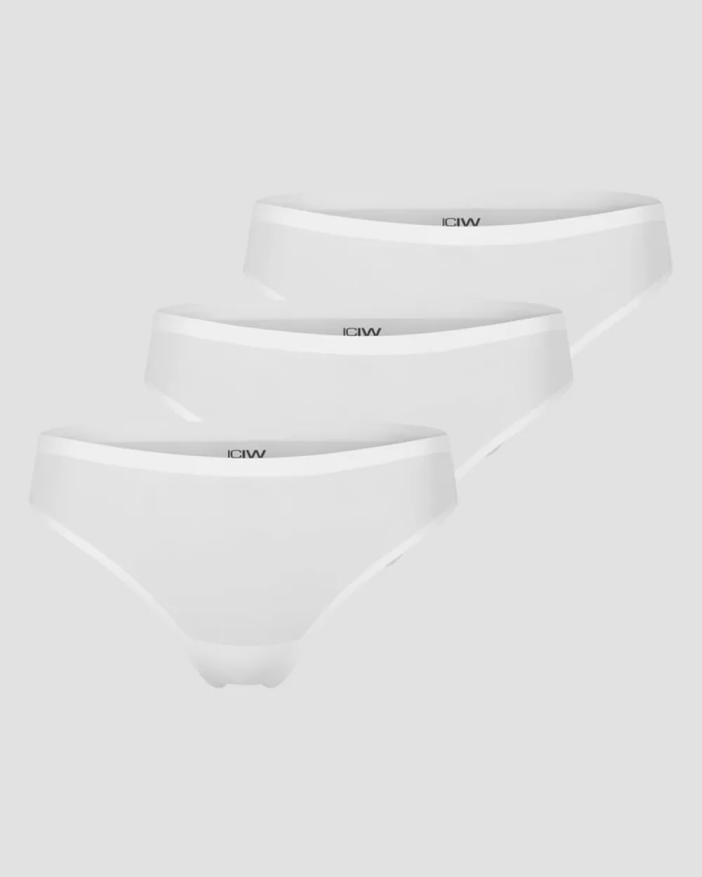 Women ICIW Invisible Thong 3-pack White